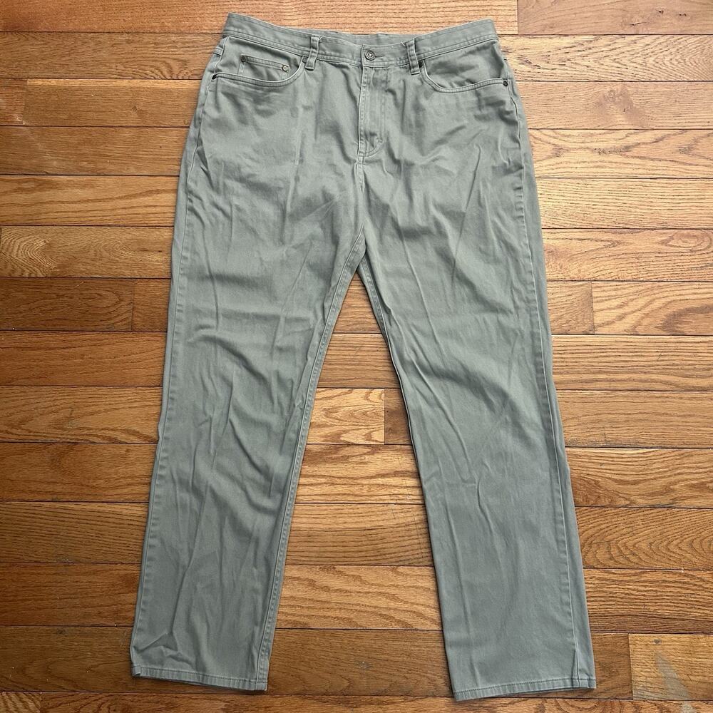 Genteal Comfort Flex 5 Pocket Golf Stretch Chino Grey Pants 36x30